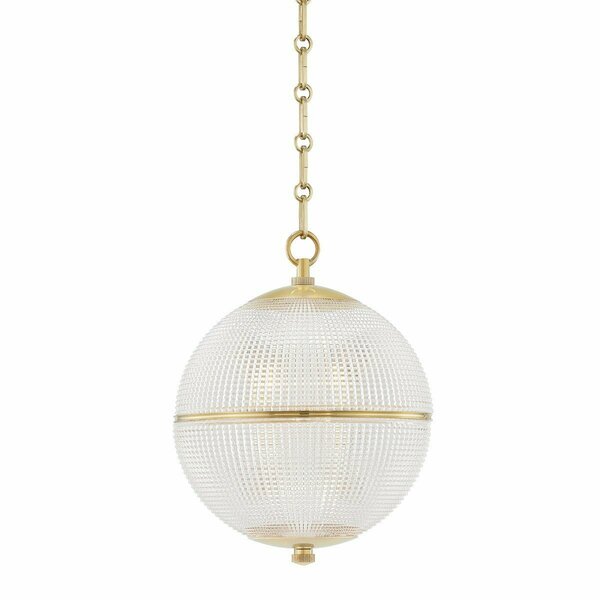 Hudson Valley 1 Light small Pendant MDs800-AGB